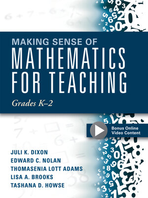 cover image of Making Sense of Mathematics for Teaching Grades K-2